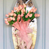 10 Fleurs de Tulipe en Soie