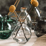 Ensemble de 3 vases en verre Rousseau