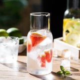 Set de carafes en verre cristal