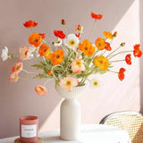 Faux Fleurs Rouges