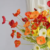Faux Fleurs Rouges