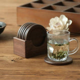 Ensemble de 6 sous-verres en bois