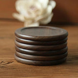 Ensemble de 6 sous-verres en bois