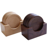 Ensemble de 6 sous-verres en bois