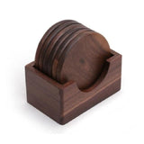 Ensemble de 6 sous-verres en bois