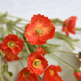 Faux Fleurs Rouges