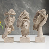 Elmélkedés™ - Set de 3 Statues