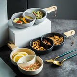 Assiette à collations en céramique Venn