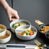 Assiette à collations en céramique Venn